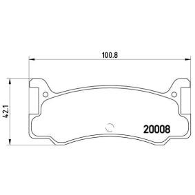 Compre Pastilhas de travão da BREMBO P 49 005 a um preço baixo por 29,56 €
