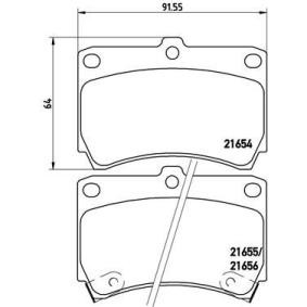 Acquista Kit pastiglie freni da BREMBO P 49 016 a buon mercato per soli 25,45 €