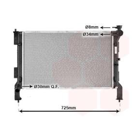 Kjøp Radiator, motorkjøling av VAN WEZEL 83012730 til den lave prisen 2183,08 NOK