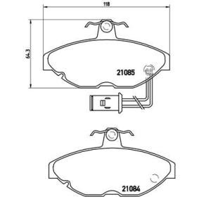 Köp Bromsbelägg av BREMBO P 52 011 till det låga priset 581,00 kr