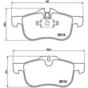 Comprar Juego de pastillas de freno de BREMBO P 52 017 a bajo precio de 33,57 €