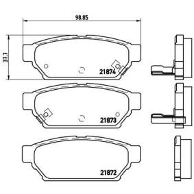 Köp Bromsbelägg av BREMBO P 54 016 till det låga priset 331,98 kr