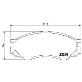 Köp Bromsbelägg av BREMBO P 54 020 till det låga priset 350,43 kr