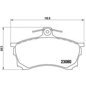 Köp Bromsbelägg av BREMBO P 54 021 till det låga priset 366,18 kr