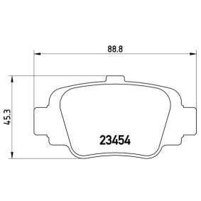 Köp Bromsbelägg av BREMBO P 56 032 till det låga priset 333,85 kr