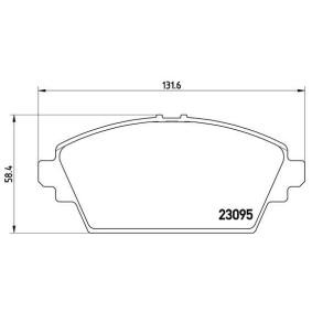 Köp Bromsbelägg av BREMBO P 56 044 till det låga priset 358,36 kr