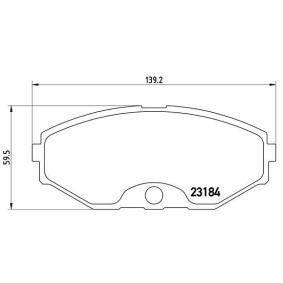 Köp Bromsbelägg av BREMBO P 56 052 till det låga priset 540,52 kr