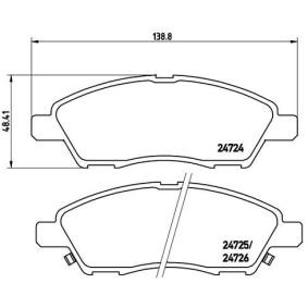 Köp Bromsbelägg av BREMBO P 56 070 till det låga priset 477,48 kr