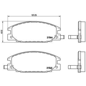 Køb Bremseklodser af BREMBO P 59 015 til den lave pris 238,85 DKK
