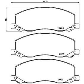 Köp Bromsbelägg av BREMBO P 59 058 till det låga priset 600,19 kr