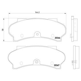 Köp Bromsbelägg av BREMBO P 61 033 till det låga priset 2048,11 kr