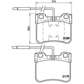Köp Bromsbelägg av BREMBO P 61 034 till det låga priset 315,72 kr