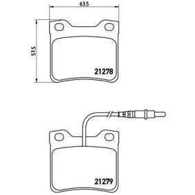 Köp Bromsbelägg av BREMBO P 61 038 till det låga priset 249,03 kr