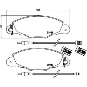 Köp Bromsbelägg av BREMBO P 61 102 till det låga priset 658,59 kr