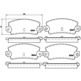 Köp Bromsbelägg av BREMBO P 68 002 till det låga priset 323,82 kr