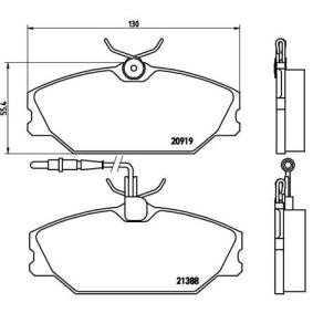 Acquista Kit pastiglie freni da BREMBO P 68 014 a buon mercato per soli 25,54 €