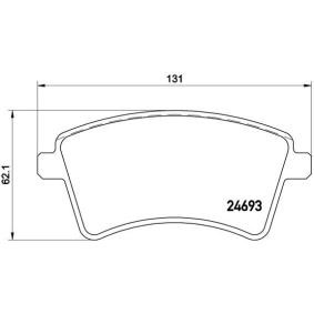Acquista Kit pastiglie freni da BREMBO P 68 053 a buon mercato per soli 49,18 €