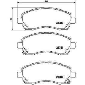 Köp Bromsbelägg av BREMBO P 78 009 till det låga priset 425,21 kr