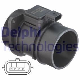 Köp Luftmassemätare av DELPHI AF10653-12B1 till det låga priset 1336,23 kr