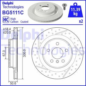 Compre Disco de travão da DELPHI BG5111C a um preço baixo por 36,01 €