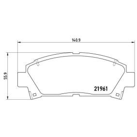 Köp Bromsbelägg av BREMBO P 83 028 till det låga priset 415,44 kr