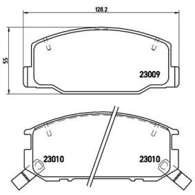 Acquista Kit pastiglie freni da BREMBO P 83 031 a buon mercato per soli 41,65 €
