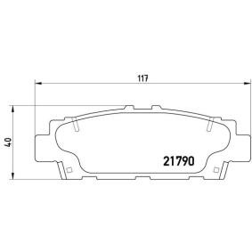 Köp Bromsbelägg av BREMBO P 83 032 till det låga priset 539,08 kr