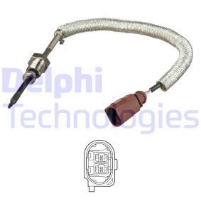 AUDI Abgastemperatursensor von DELPHI