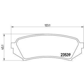 Comprar Juego de pastillas de freno de BREMBO P 83 049 a bajo precio de 31,13 €