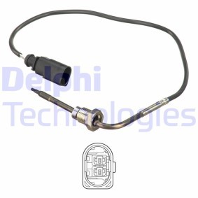 AUDI Abgastemperatursensor von DELPHI