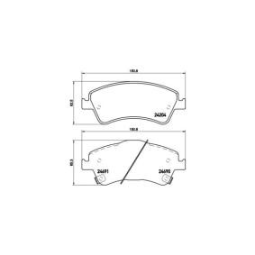 Köp Bromsbelägg av BREMBO P 83 081 till det låga priset 608,20 kr