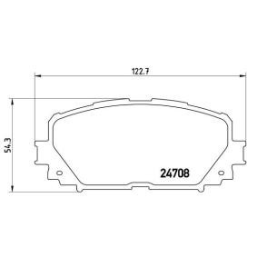 Compre Pastilhas de travão da BREMBO P 83 101 a um preço baixo por 30,30 €