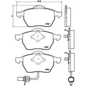 Köp Bromsbelägg av BREMBO P 85 060 till det låga priset 533,85 kr