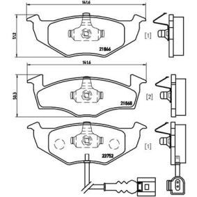 Köp Bromsbelägg av BREMBO P 85 071 till det låga priset 362,27 kr