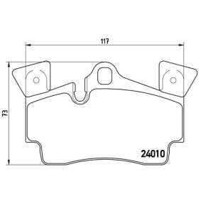 Köp Bromsbelägg av BREMBO P 85 088 till det låga priset 1095,26 kr