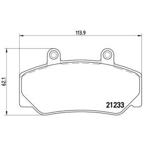 Köp Bromsbelägg av BREMBO P 86 006 till det låga priset 352,81 kr