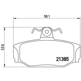 Köp Bromsbelägg av BREMBO P 86 009 till det låga priset 365,05 kr