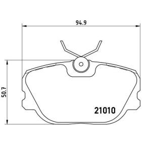 Köp Bromsbelägg av BREMBO P 86 011 till det låga priset 468,57 kr