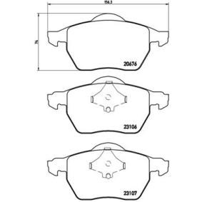 Köp Bromsbelägg av BREMBO P 86 015 till det låga priset 470,81 kr