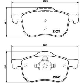 Köp Bromsbelägg av BREMBO P 86 020 till det låga priset 515,36 kr