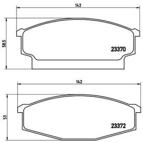 Comprar Juego de pastillas de freno de BREMBO P B1 001 a bajo precio de 41,55 €