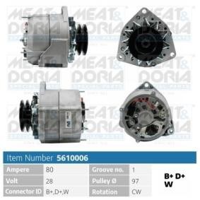 Lichtmaschine von MEAT & DORIA 5610006