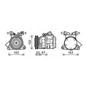 Acquista Compressore aria condizionata da AVA COOLING SYSTEMS JEAK062 a buon mercato per soli 734,03 €