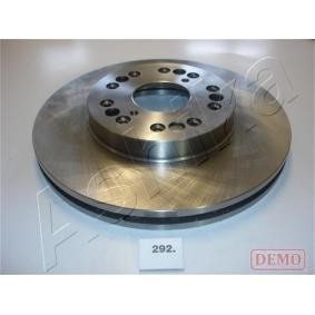 Achetez des Disque de frein ASHIKA 60-02-292C à prix pour 51,52 €