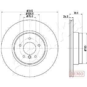 Comprar Disco de freno de ASHIKA 61-00-0132C a bajo precio de 26,35 €
