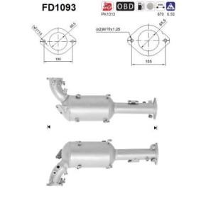 Partikelfilter (DPF) FD1093