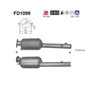 RENAULT Partikelfilter (DPF) von AS