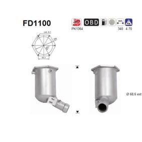 Køb Partikelfilter af AS FD1100 til den lave pris 2365,39 DKK