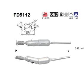 RENAULT Partikelfilter (DPF) von AS