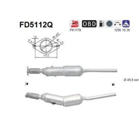 Køb Partikelfilter af AS FD5112Q til den lave pris 5254,85 DKK